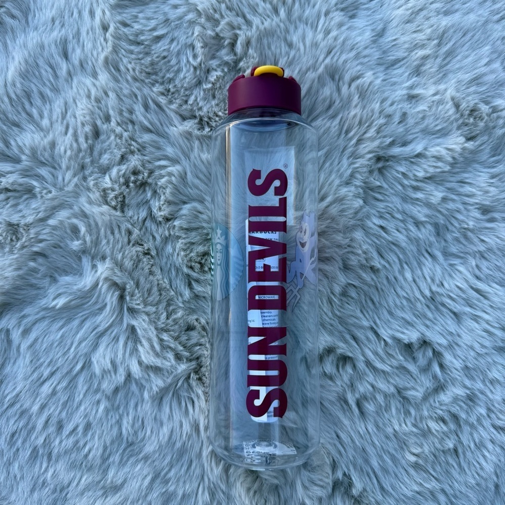 Arizona State University Sun Devils Starbucks Water Bottle New With Tags